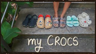 My Crocs collection 👟🐊 | five different styles - sizing, comfort, jibbitz