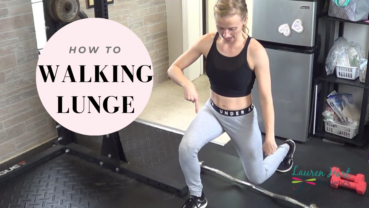 How to Walking Lunge - YouTube