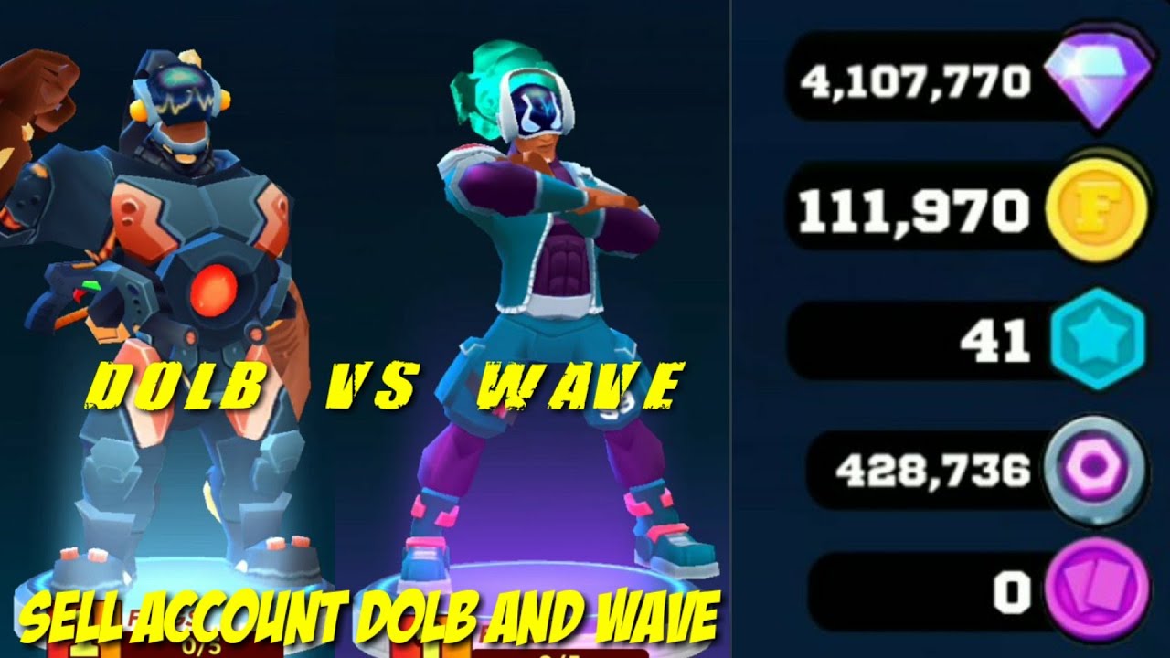 DOLB And WAVE Sell Account Frag Pro Shooter With 4 million diamond Plus Maxed All Implant