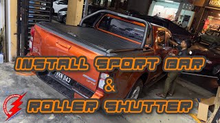 MBE : Install Sport Bar & Roller Shutter | Isuzu 4x2 Auto Plus