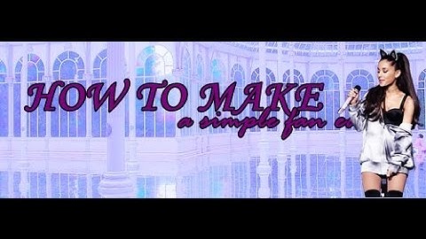 HOW TO MAKE a simple fan edit || editinghelplng ♡
