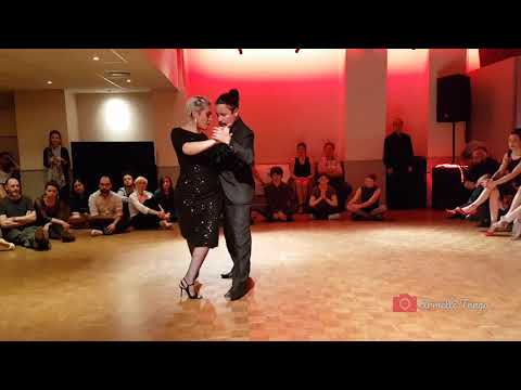 Oscar Beltran & Victoria Laverde ❤ Chiqué (Osvaldo Pugliese) @ Paris - Milonga El Garrón