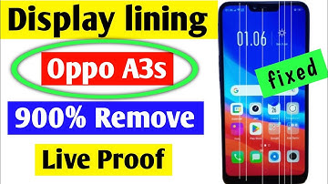 🛑display line problem in oppo a3s |🤬oppo a3s display line problem | oppo a3s screen line problem