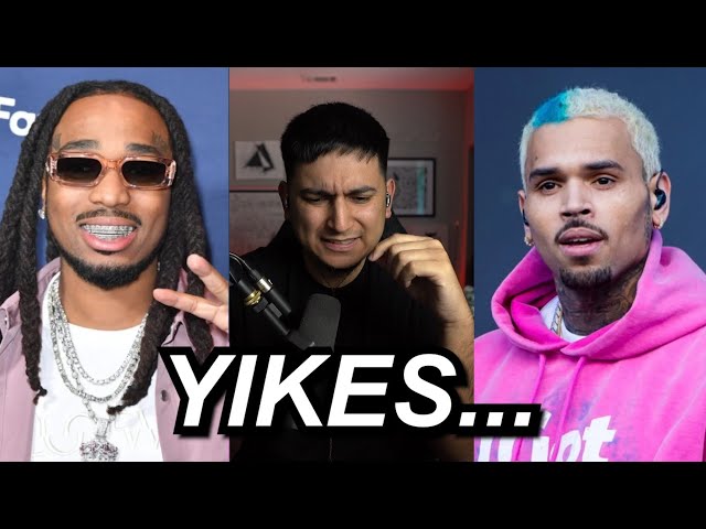 BRO DOES NOT CARE LOL. CHRIS BROWN WEAKEST LINK QUAVO DISS FIRST REACTION class=
