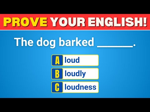 English Grammar Quiz For Beginners Adjectives Adverbs Quiz Mastery 