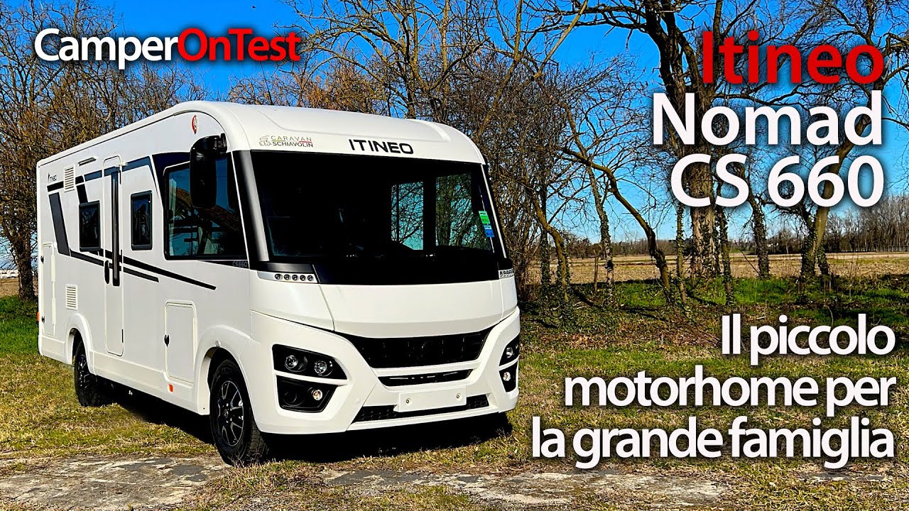 Itineo Nomad CS 660: il piccolo motorhome per la grande famiglia