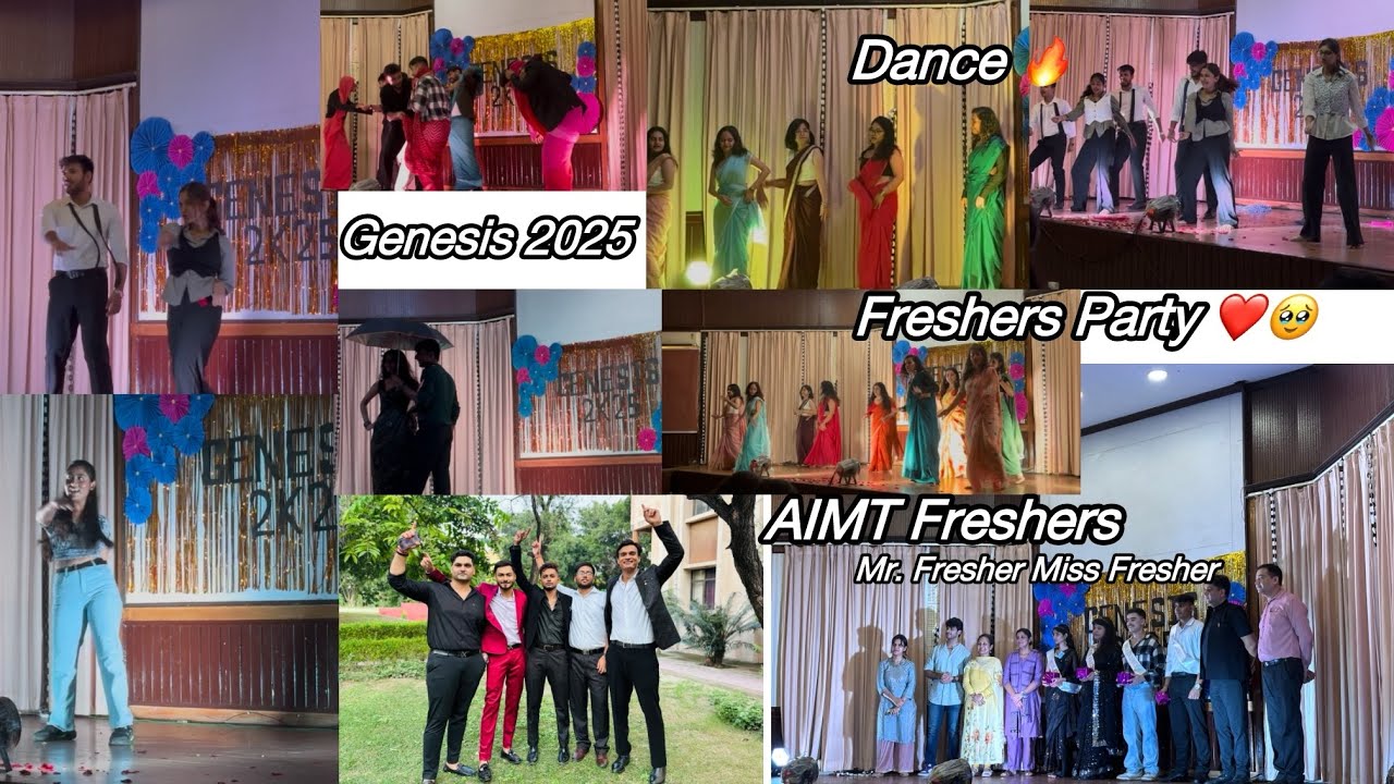 The Ultimate AIMT Freshers Party Experience | Genesis 2025 | Freshers MBA | Army College Vlog Part 1