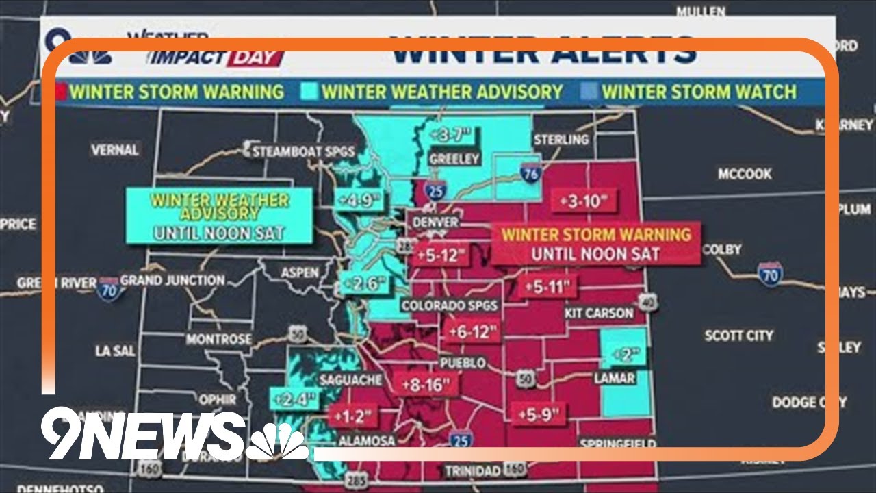 Weather Impact Day: Snow falls in Colorado - YouTube