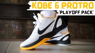 The Cleanest Kobe 6 Protro So Far? Kobe 6 Protro 'Pop'/'White Del Sol'  Detailed Review! - Youtube