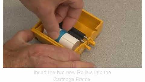 Zebra ZXP 7 Card Printer - Replacing the Cleaning Rollers