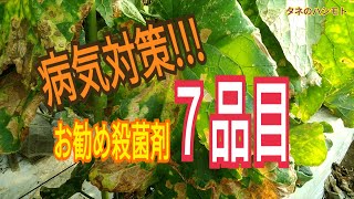 【農薬の使い方】これが揃えば大丈夫！厳選殺菌剤７品目　タネのハシモト