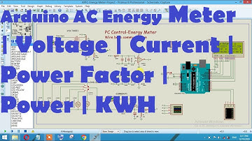Arduino AC Energy Meter | Voltage | Current | Power Factor | Power | KWH