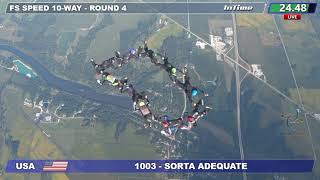10-Way Formation Skydiving