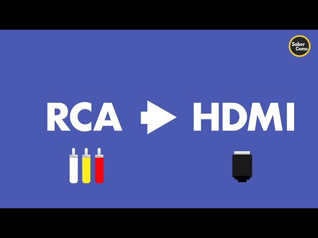 Conexion av a hdmi sale
