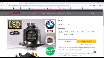 Which type and size of Differential your BMW model has? How to determine which LSD set to use