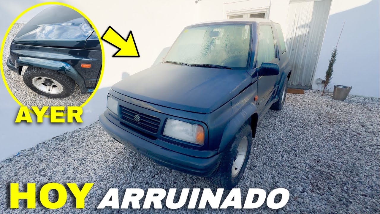 ✅ El Vitara Recién pintado "ABSORBIÓ LA HUMEDAD" - Quedó MATE