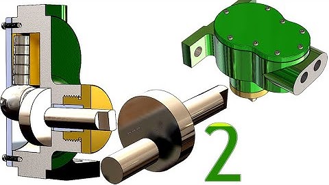 2- Project 21| Piston Pump |SolidWorks Tutorial : axial camshaft