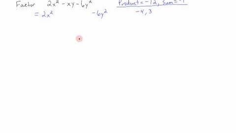 College Algebra - Section R4 - Video 4 - Factoring Trinomials with Leading Coefficient not 1