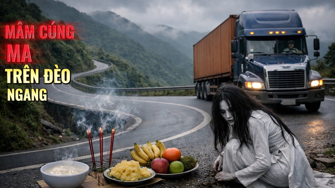Mâm Cúng Ma Trên Đèo Ngang, Tài Xế Cúng Trả Lễ Cho MA: Truyện Ma Tài Xế Đường Dài