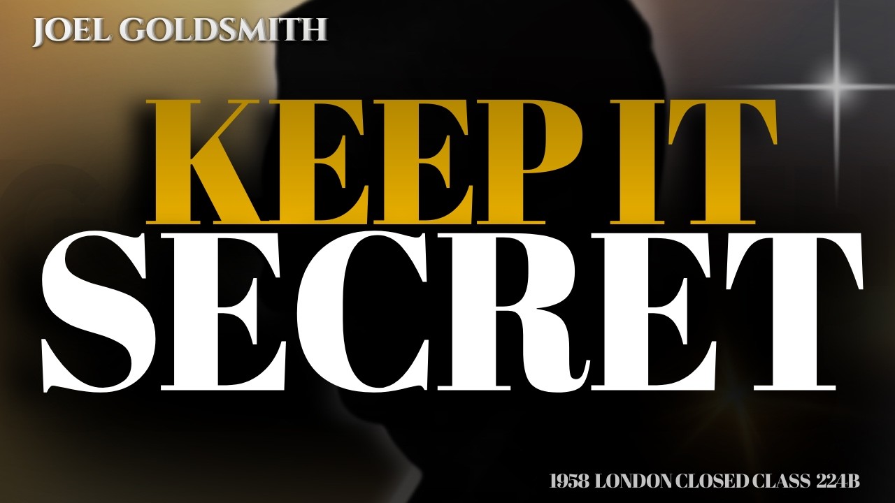 Joel Goldsmith: DON'T Share Spiritual Experiences (You'll Lose YEARS Of Progress!)