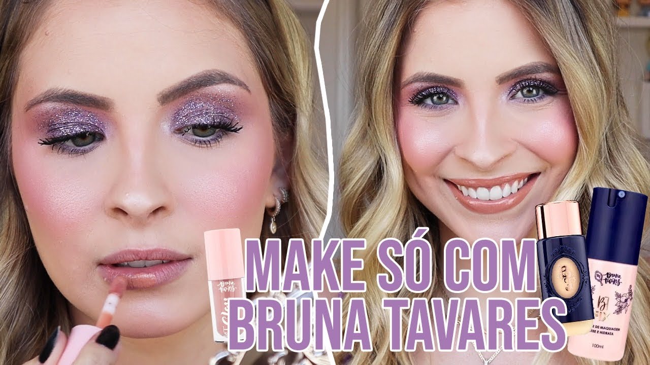 OS LANÇAMENTOS DA LINHA BRUNA TAVARES (MAKE COMPLETA COM BT) !!! | FERNANDA TUMAS