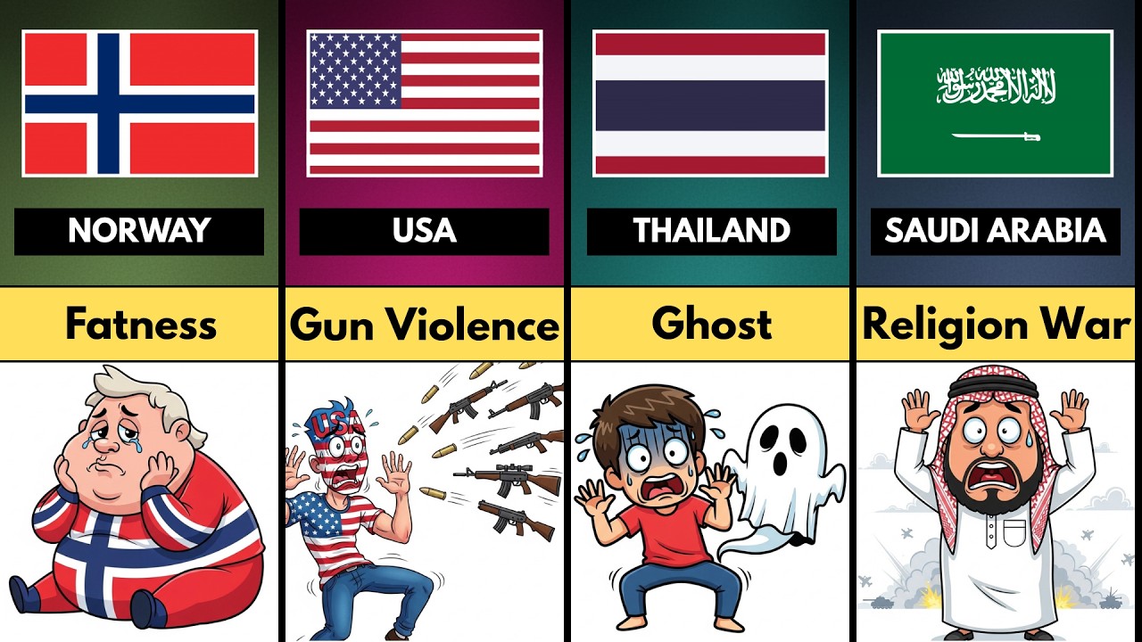 Biggest Fears From Different Countries 😱 You Won’t Believe