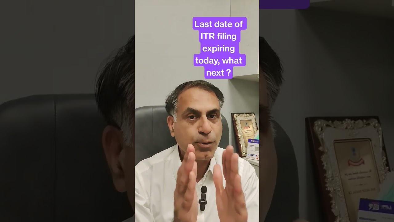 Last date of ITR filing expiring today, what next ?