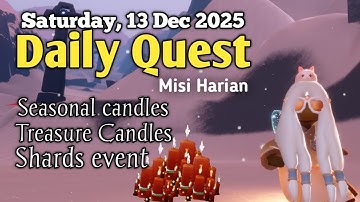 Sky Daily Quest today - Vault of Knowledge 13 dec 2025 | Sky Children of the Light | Sandwichies Ch