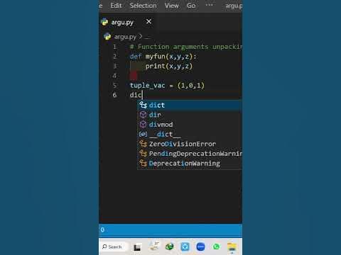 Arguments unpack #short #shorts - YouTube