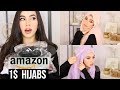 TRYING 1$ HIJABS/MUSLIM HEADCOVERING FROM AMAZON
