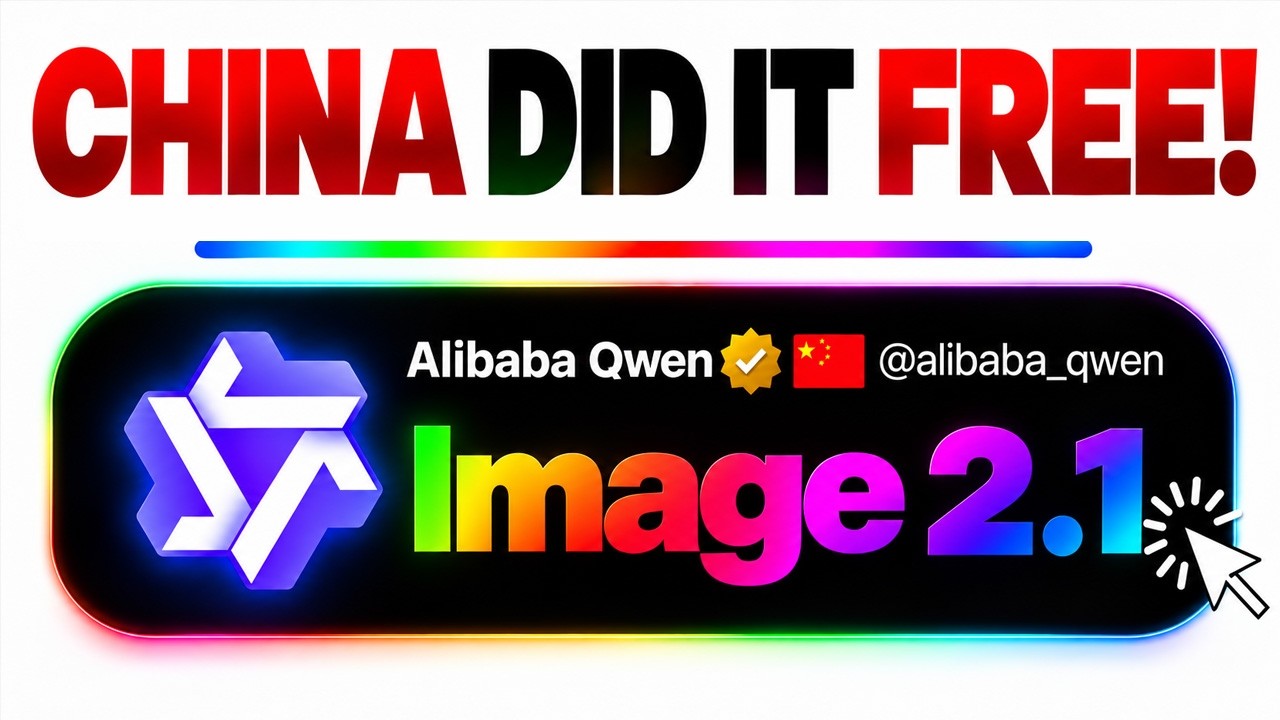 Qwen Image 2.1 is NOW Free! 🤯