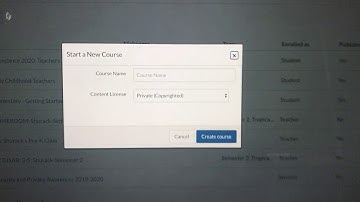 CANVAS: CREATE A COURSE