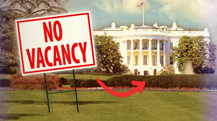 What happens when a president can't move into the White House?