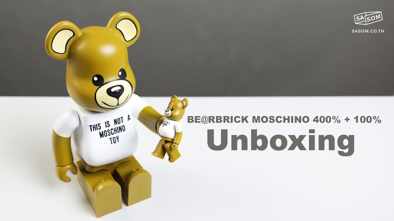 Sasom Unbox Ep.9 : BE@RBRICK Moschino 400% + 100% - YouTube