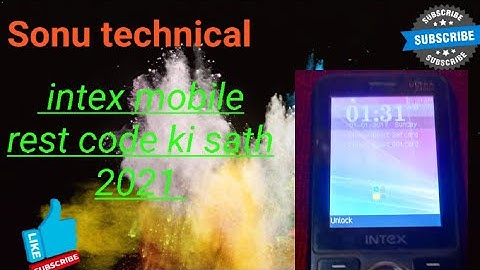#short #  Today news Intex keypad mobile hard reset ! Intex keypad mobile reset code 2021