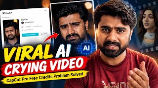 Viral Ai Cry Video Kese Banain FREE | CapCut Pro Credits Problem Solved screenshot 3