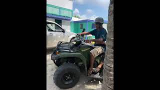 The Start Of Our ATV Tour On Jos  Van Dyke BVI🇻🇬.  It Was An Awesome Experience😁👌