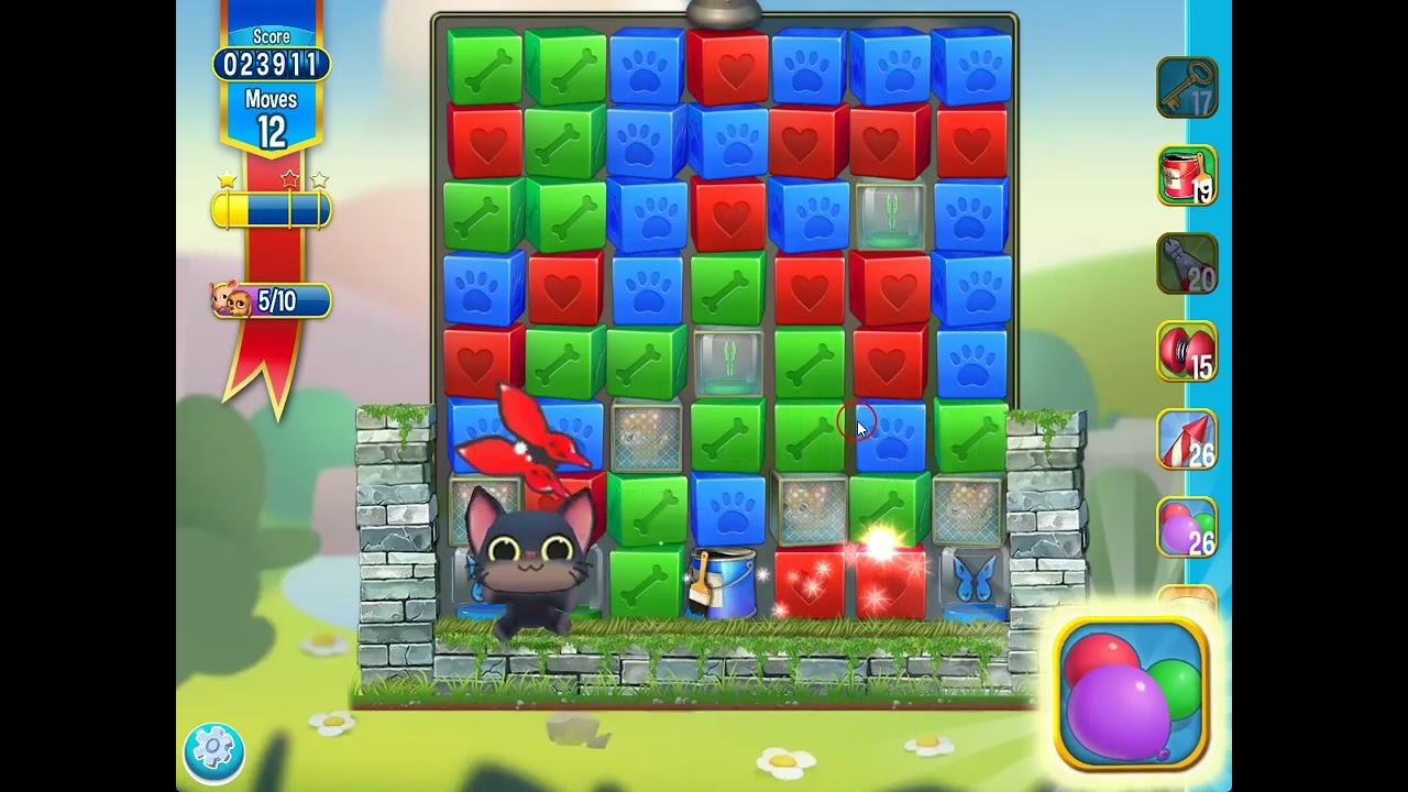 Pet Rescue Saga level 5061 no boosters| PuzzledCubes.site