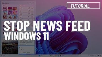 STOP the NOISE! Disable annoying Widgets News Feed on Windows 11