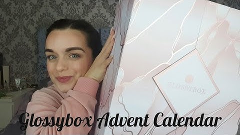 GLOSSYBOX ADVENT CALENDAR UNBOXING|2020