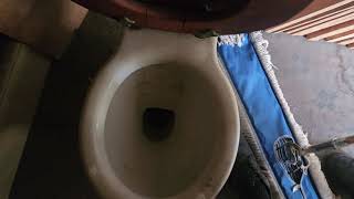 1914 Trenton Potteries Premier toilet on a Low Tank (Not Working) 1