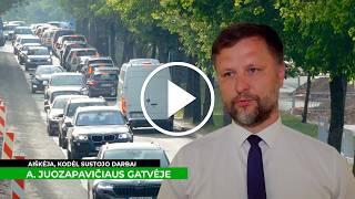 Aiškėja, kodėl sustojo darbai A. Juozapavičiaus gatvėje