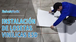 INSTALACIÓN DE PISOS CONDUCTIVOS, PISOS VINÍLICOS ESD Y ANTIESTÁTICAS - JINHAI STATIC by Commercial Vinyl Flooring 604 views 2 years ago 5 minutes, 54 seconds