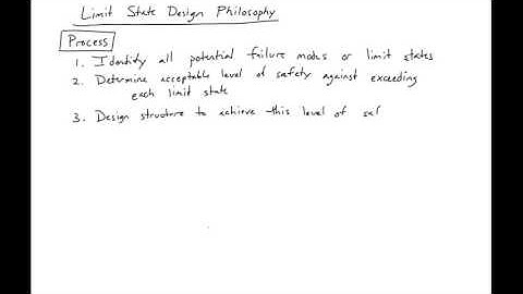 1 - Limit State Design