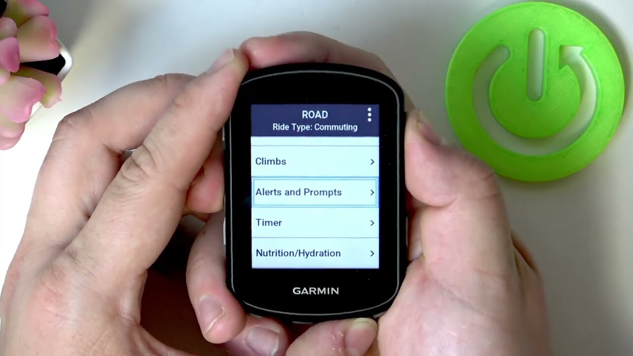 GARMIN EDGE 540 – How to Manage Power Alert