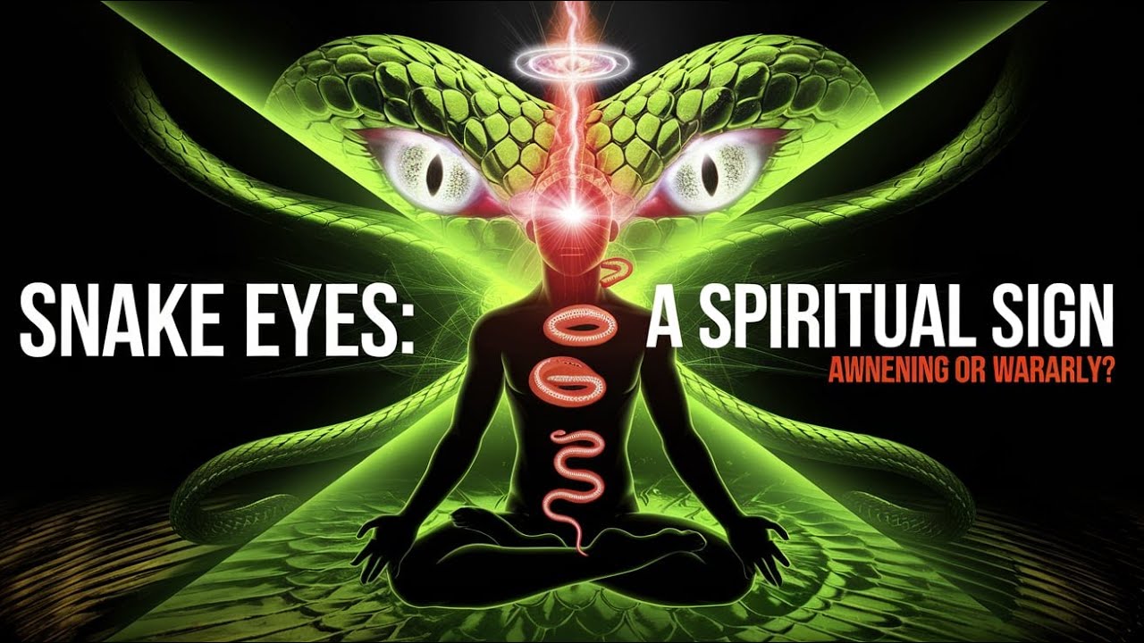 🐍"Spiritual Meaning of Snake Eyes: What Secrets Do They Hold?"