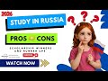 Pros and Cons of Studying in Russia🪆🇷🇺|2026|Open Doors Scholarship|International Student| Study Visa