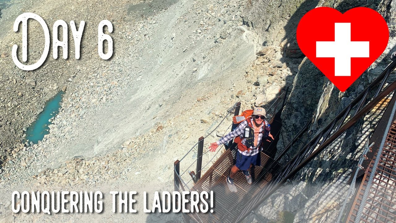 Walkers Haute Route Day 6 Pas de Chèvres Ladders YouTube