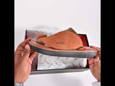 نعال بني جملي مريح تكنولوجيا الفلكس