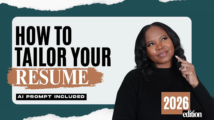 How to Tailor Your Resume in 10 Minutes | AI Prompt Included